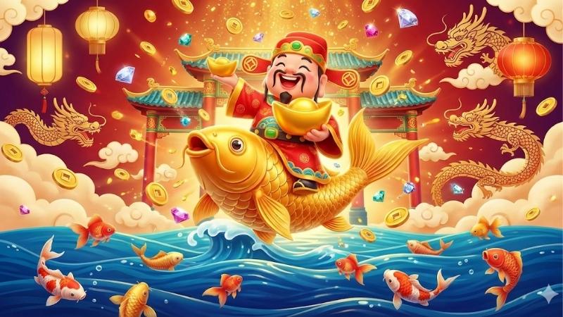 Bắn cá thần tài phát lộc - Săn hũ vàng Kubet 9 ban-ca-than-tai-phat-loc