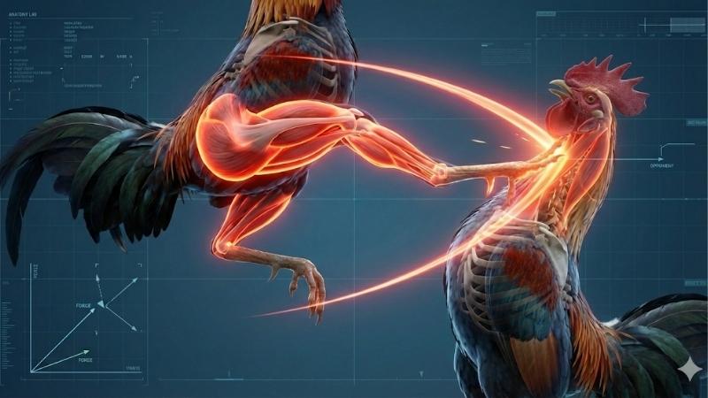 Phân tích đòn đá gà - Nghệ thuật nhìn đòn cáo tại Kubet 2 phan-tich-don-da-ga